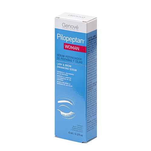 Pilopeptan Woman Siero Enhancer Ciglia E Sopracciglia | Attiva La Crescita, Aumentando La Lunghezza E La Densità | Ipoallergenico | 6 Ml