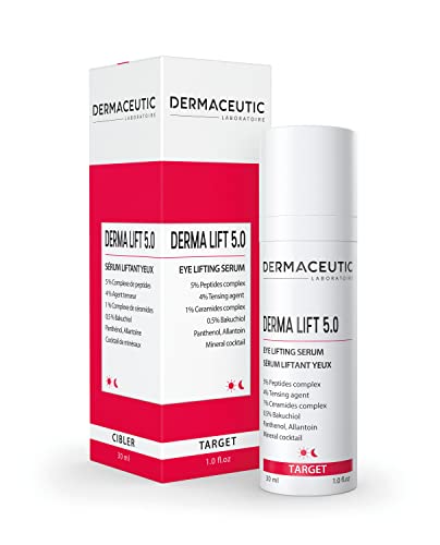 Dermaceutic Derma Lift 5.0 – Siero Effetto Lifting – Lifting Istantaneo Viso E Contorno Occhi – Siero Viso Anti-Età – 30 Ml