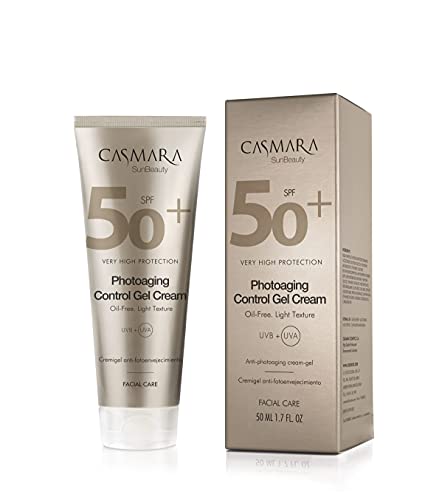 Casmara, Cremigel Protezione Viso Anti-Fotoinvecchiamento E Anti-Age, 50 Millilitri. Con Fps 50+ E Texture Leggera