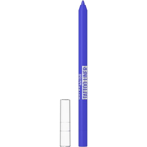 Maybelline New York Matita Occhi In Gel, Colore Intenso, Tenuta Fino A 36H, Formula No Transfer, Per Look Grafici E Definiti, Tattoo Liner Gel Pencil,