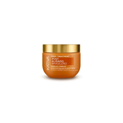 Kativa Post Lisciante Brasiliano Deep Treatment | Nutrizione E Idratazione | Effetto Anticrespo | 300 Ml | Nutre E Idrata Profondamente I Capelli Lisc
