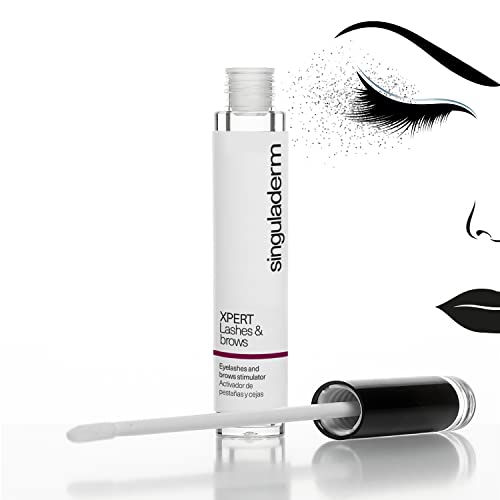 Singuladerm - Siero Crescita Ciglia E Sopracciglia - 4 Ml - Effetto Liftante, Rinforzante E Protettivo - Trattamento 2 In 1 Ideale Per Ciglia E Soprac