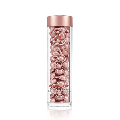 Elizabeth Arden Retinol + Hpr, Capsule Di Siero Con Ceramidi E Retinolo Ad Alta Efficacia, Riduce Le Linee Di Espressione E Le Rughe, Ottimizza La Com