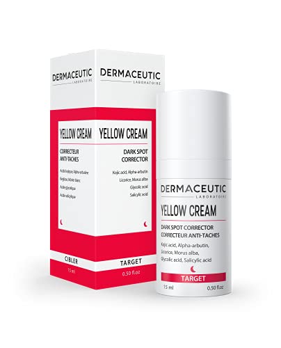Dermaceutic Yellow Cream – Crema Illuminante Per L’Incarnato – Viso Illuminante Per Coloriti Non Uniformi – Anti-Pigmentazione – 15Ml