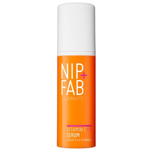 Nip + Fab Vitamin C Fix, Siero Con Vitamina C, Olio Di Carota, Estratto Di Bacche Di Acai, Siero Antiossidante, Illuminazione E Tonificazione Della Pe