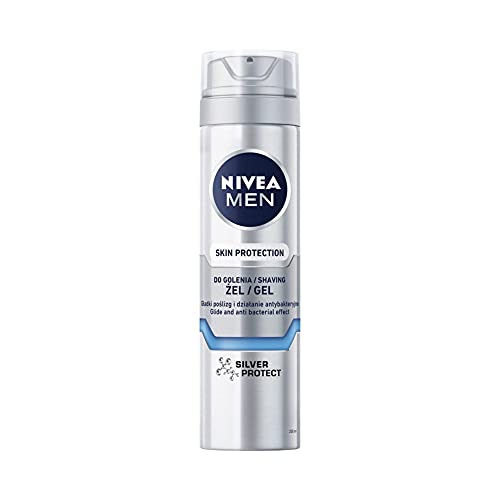 Nivea Men Silver Protect Gel Da Barba Da Uomo, 200 Ml