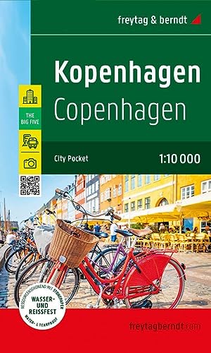 Copenhagen City Pocket Map: City Pocket, Innenstadtplan, Wasserfest Und Reißfest: Pl 112 Cp