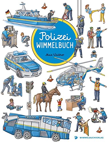 Polizei Wimmelbuch: Kinderbuch Ab 2 Jahren