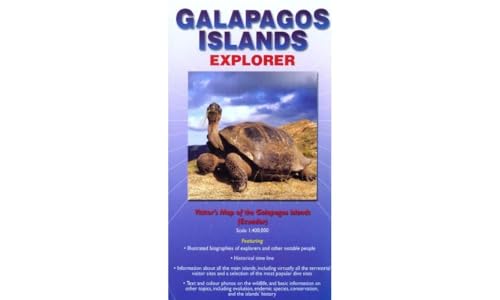 Galapagos Islands Explorer: Visitor'S Map Of The Galapagos Islands: Visitor'S Map Of The Galapagos Islands (Ecuador)