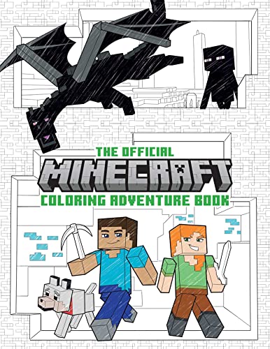 The Official Minecraft Coloring Adventures Book: Create, Explore, Color!: For Young Artists And Kids 5-10