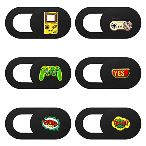 Dawenha Cover Per Webcam Set Cover Per Webcam Cursore Copertura Webcam Copertura Protettiva Webcam Con Motivo Carino,Divertente Copertura Per La Priva