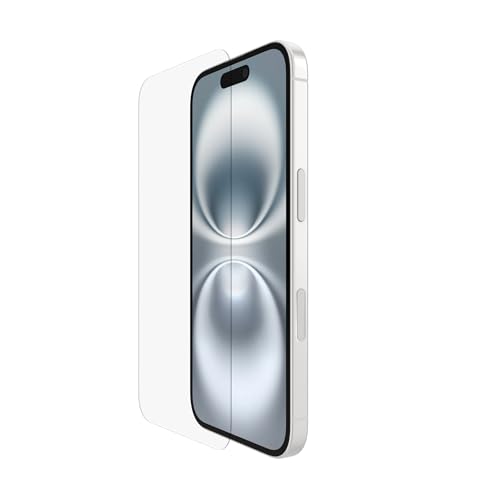 Belkin Screenforce Invisiglass Pellicola Protettiva Per Iphone 16, Antigraffio, Pellicola Resistente Agli Impatti, Easy Align Per Applicazione Senza B