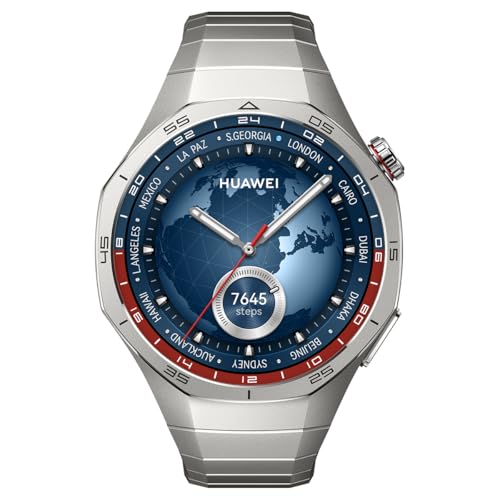 Montre Connectée Huawei Watch Gt 5 Pro 46 Mm Titane Avec Bracelet En Titane