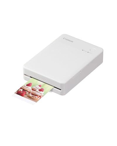Canon Stampante Portatile Selphy Qx20: Per La Stampa Wi-Fi Direttamente Dal Tuo Dispositivo Smart. Stampa A Sublimazione, 2 Formati Di Stampe Con Ades