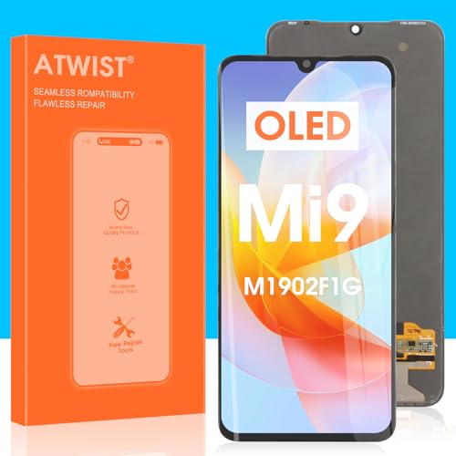 Oled Schermo Per Xiaomi Mi 9 Lcd Dispaly, Per Xiaomi Mi 9 Display Touch Screen Digitizer Glass Ricambio Replacement Assemly M1902F1G