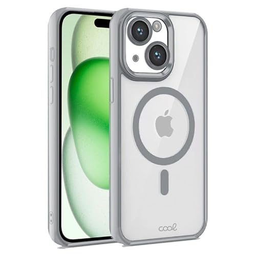 Cool Cover Iphone 15 Plus Magnetico Bordo Argento