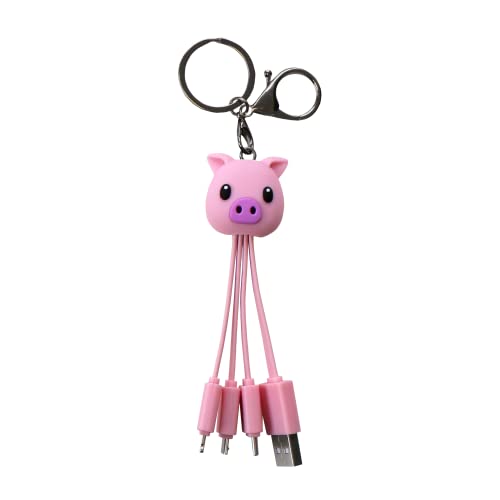 Wondee 3 In 1 Multi Cavo Di Ricarica, Multi Usb Caricatore Cavo Multi Micro Usb Tipo C Per Android E Ios Pig