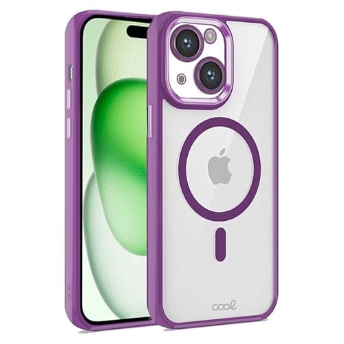 Cool Cover Iphone 15 Plus Magnetico Bordo Viola