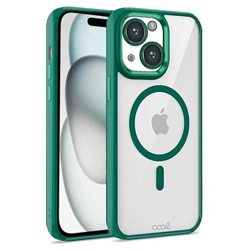 Cool Cover Iphone 15 Magnetico Bordo Verde