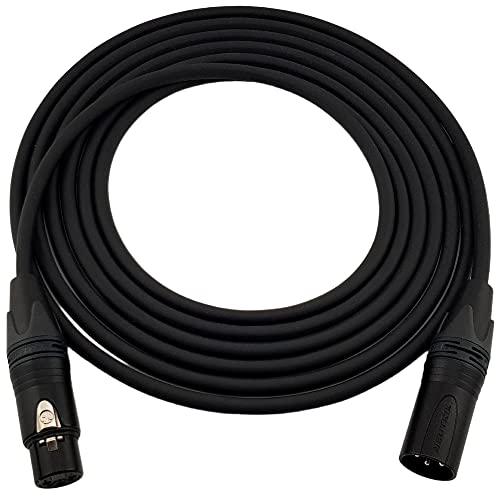 Reds Music - Cavo Per Microfono Studio Mcn2130 - Xlr Maschio/Xlr Femmina, Per Microfono, Mixer, Altoparlanti, Amplificatori (3 M)