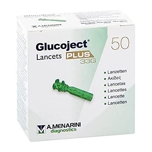 Glucoject 50 Lancets Plus 33G Menarini Para2