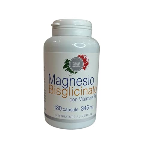 Italian Mood – Magnesio Bisglicinato Con Vitamina B6 – 180 Capsule Da 345 Mg