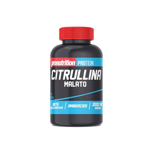 Pro Nutrition Citrullina Malato 90 Cpr 1000 Mg, Integratore Alimentare Supporto Nell’Allenamento, Eliminazione Delle Scorie, Attività Fisica Intensa -