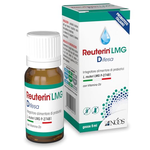 Nóos - Reuterin® Lmg Difesa: Integratore Alimentare A Base Di Fermenti Lattici Vivi E Vitamina D 3-5 Ml - Contribuisce Alla Normale Funzione Del Siste