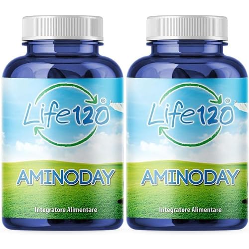 Life120 - Aminoday - 90 Compresse - Integratore Alimentare A Base Di Aminoacidi E Acido Alfa Lipoico - Confezione Da 2