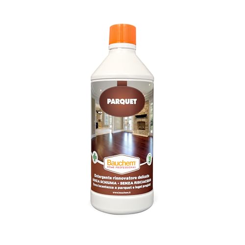 Bauchem Lavapavimenti Parquet Auto-Lucidante Anti-Impronte Senza Risciacquo 750 Ml