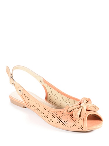 Enza Nucci Ballerine Spuntate Arancione/Beige Eu 41