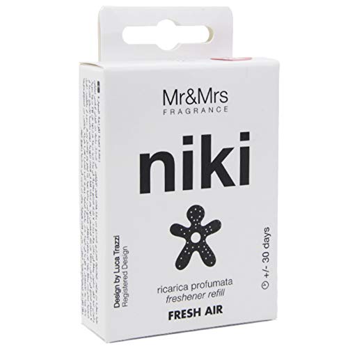 Mr & Mrs Fragrance - Ricarica Per Diffusore Di Profumo Per Auto, Niki, Profumo Fresh Air