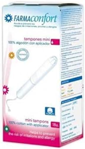 Farmaconfort Tamponi Mini 18 Pz (Cotone Ecologico)