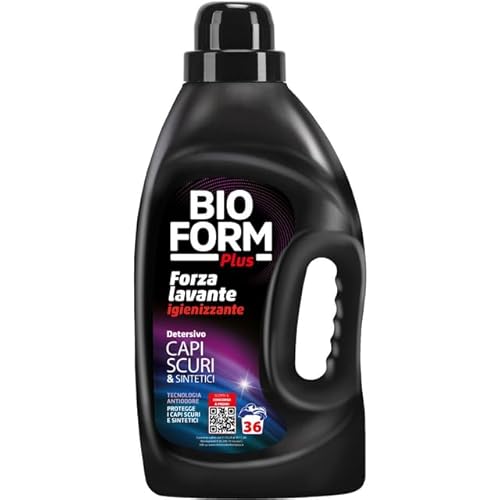 Bioform Plus Detersivo Igienizzante Capi Scuri & Sintetici 1625 Ml