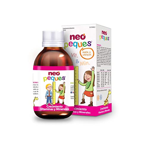 Neo Peques Crecimiento - Sciroppo Infantile Per Una Crescita Forte E Sana - 150 Ml - Vitamine E Minerali Essenziali Per La Crescita - Ingredienti Natu