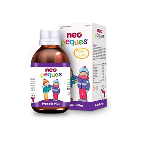 Neo Peques Propolis Plus - Sciroppo Infantile Con Propoli - 150 Ml - Aiuta A Migliorare I Sintomi Del Catarro E Rinforza Le Difese - Ingredienti Natur