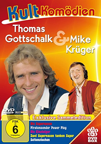 Kultkomödien Mit Thomas Gottschalk & Mike Krüger - 5Dvd-Sammeledition (Die Supernasen, Piratensender Powerplay, Die Einsteiger, Zwei Nasen Tanken Supe