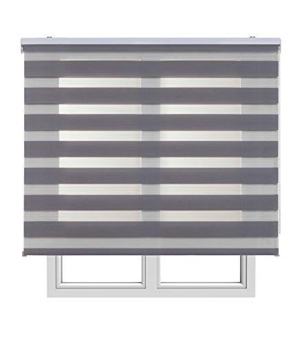 Estores Basic Noche Y Día Tenda Notte E Giorno, Consistenza, Grigio, 150 X 250 Cm