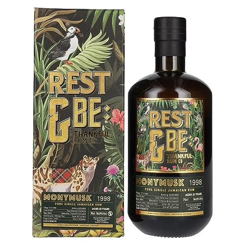 Rest & Be Thankful 23 Years Old Pure Single Jamaican Rum Monymusk 1998 54,8% Vol. 0,7L In Giftbox