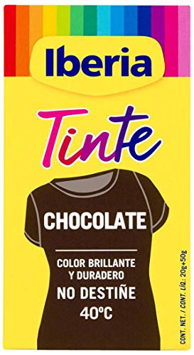 Tinte Para La Ropa Iberia Cambia El Color 2 Sobres + Fijador Chocolate