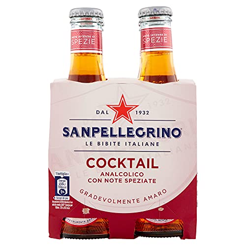 Bibite Sanpellegrino, Cocktail - 4 Bottiglie In Vetro Da 200 Ml