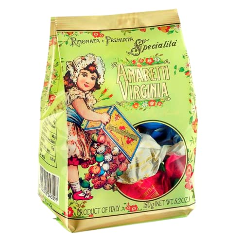 Amaretti Soffici Alla Mandorla In Sacchetto Con Finestra (Gr.150) Virginia
