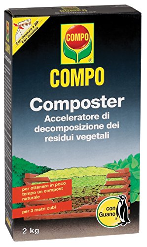 Compo Italia Compo Composter Kg. 2 Acceleratore Di Decomposizione Dei Residui Vegetali. In 6 - 8 Settimane Determina Una Ottimale Decomposizione Dei R