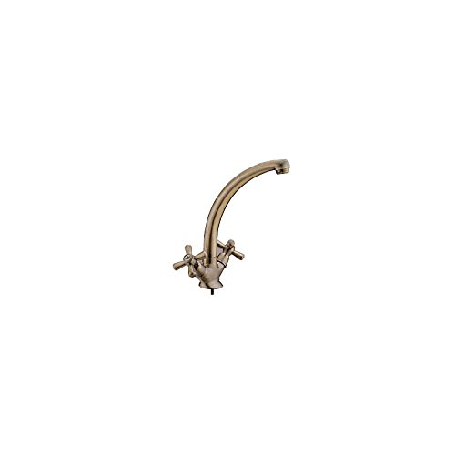 Miscelatore Rubinetto Lavello In Ottone Bronzato Per Cucina Classico