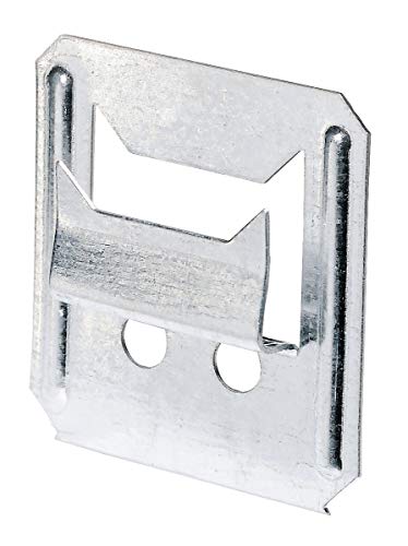 Alberts Brico-Materiaux - Clip Di Fissaggio A Pannello/250 Clip + Chiodi