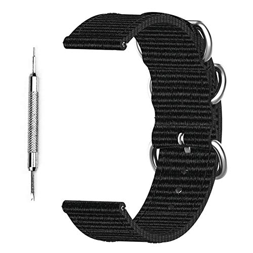 Ysoom Cinturini Per Smartwatch Per Smartwatch Suunto 7 / Suunto 9 Baro/Suunto 9 Spartan/Suunto 9, Cinturini Per Smartwatch In Tela Con Cinturini Di Ri