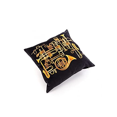Seletti Cushion Trumpets Black