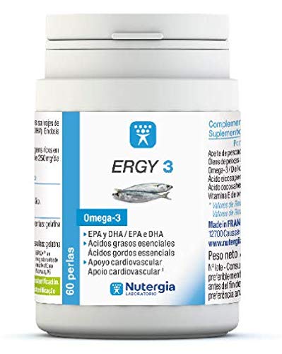 Nutergia Ergy 3 60 Perle, Nero, 1 Unidad (Paquete De 1)