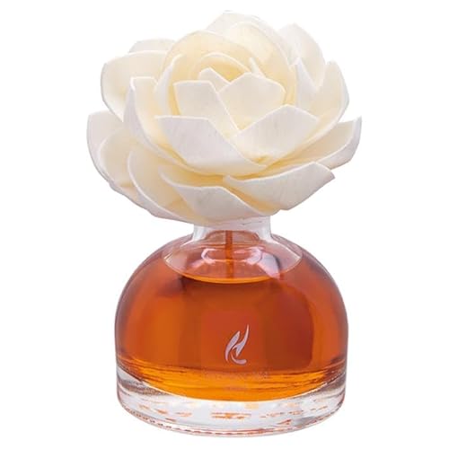 Hypno Casa Diffusore A Bastoncini Con Fiore Bianco Rosa 100Ml Dolce Mandarino
