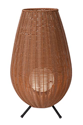 Lucide Colin Ip44 - Lampade A Sospensione Außen - Akku/Batterie - Led Dim. - 1X3W 3000K - Ip44-3 Stepdim - Helles Holz